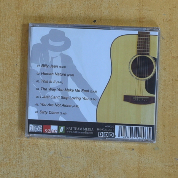 VARIOS - ACOUSTIC TRIBUTE TO MICHAEL JACKSON - CD