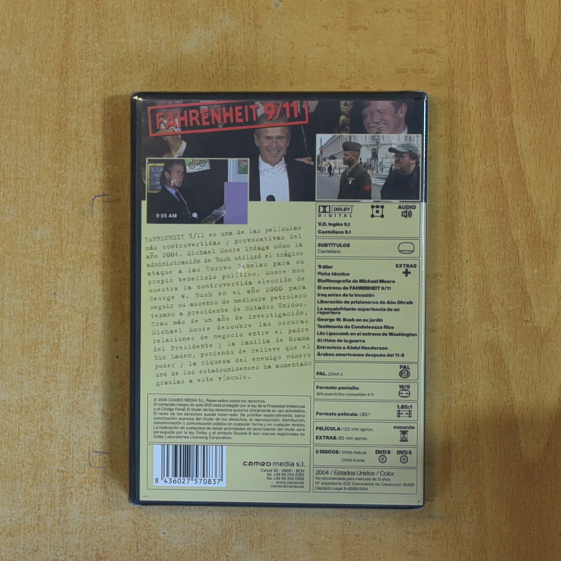 FAHRENHEIT 9 / 11 - DVD