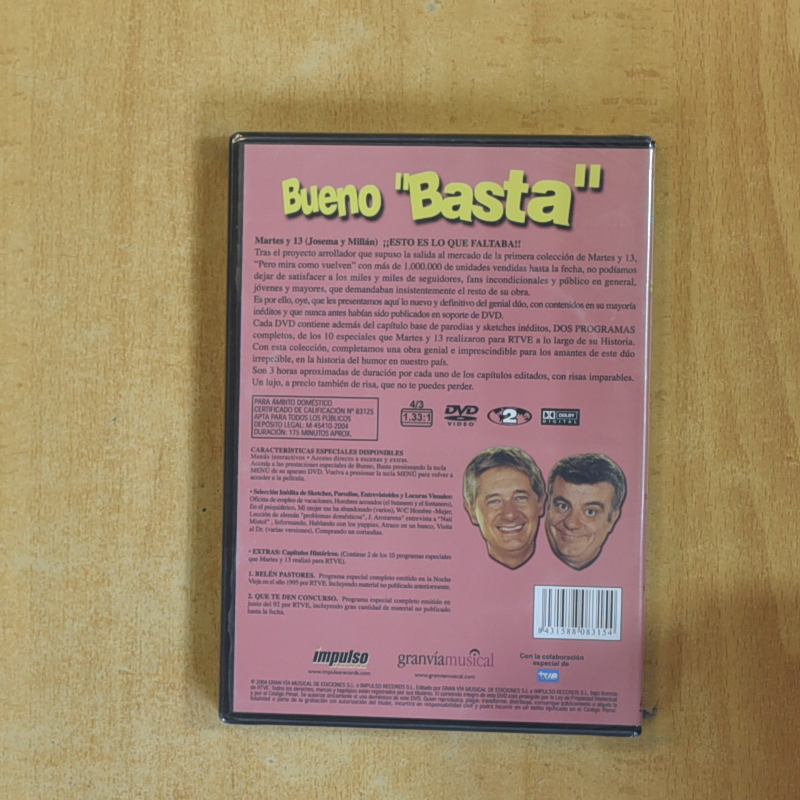 MARTES Y  13 BUENO BASTA - DVD