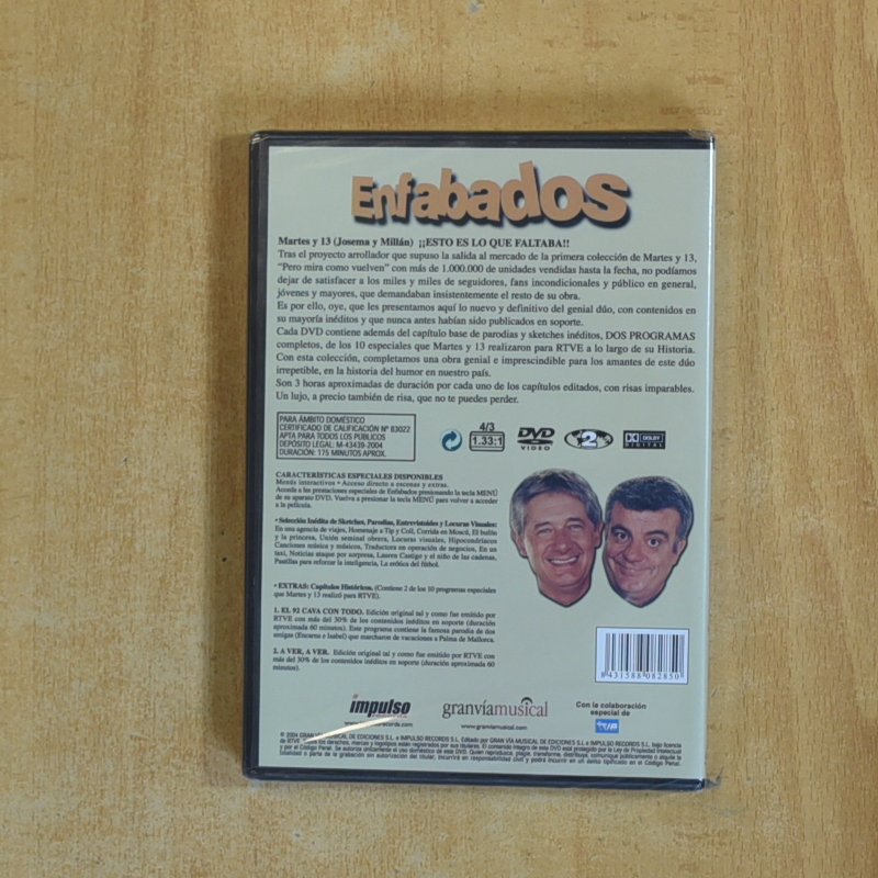 MARTES Y 13 ENFABADOS - DVD
