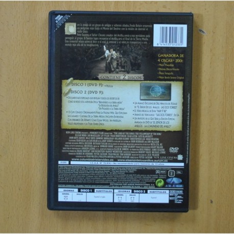 EL SEÃOR DE LOS ANILLOS LA COMUNIDAD DEL ANILLO - DVD