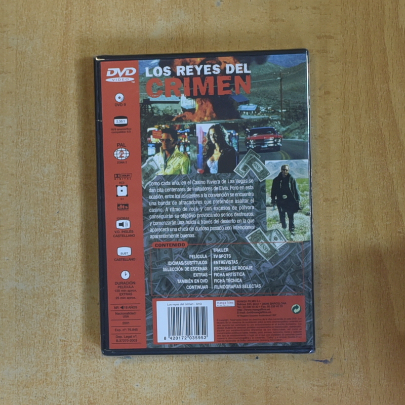 LOS REYES DEL CRIMEN - DVD