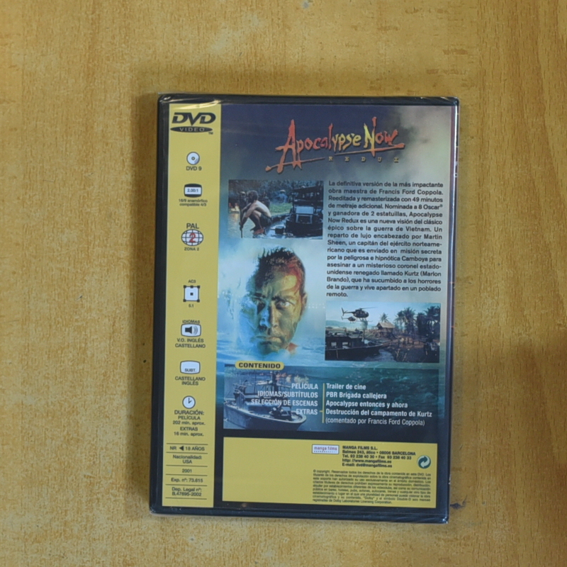 APOCALYPSE NOW - DVD