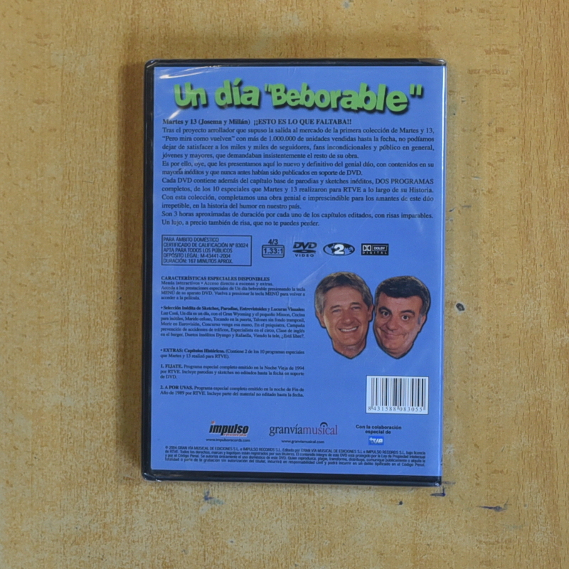 MARTES Y 13 UN DIA BEBORABLE - DVD