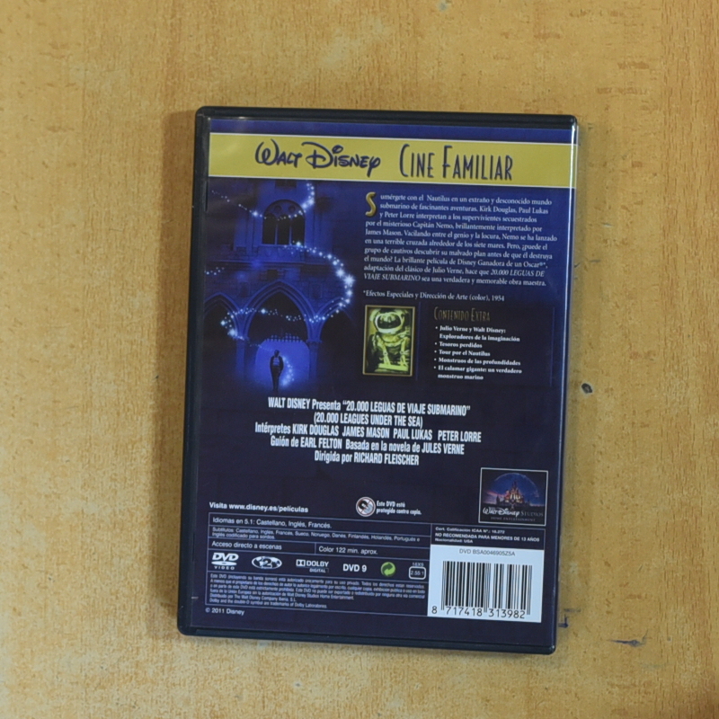 20000 LEGUAS DE VIAJE SUBMARINO - DVD