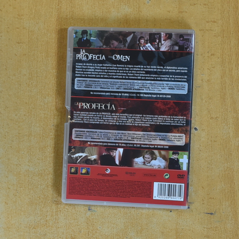 LA PROFECIA THE OMEN / LA PROFECIA - DVD
