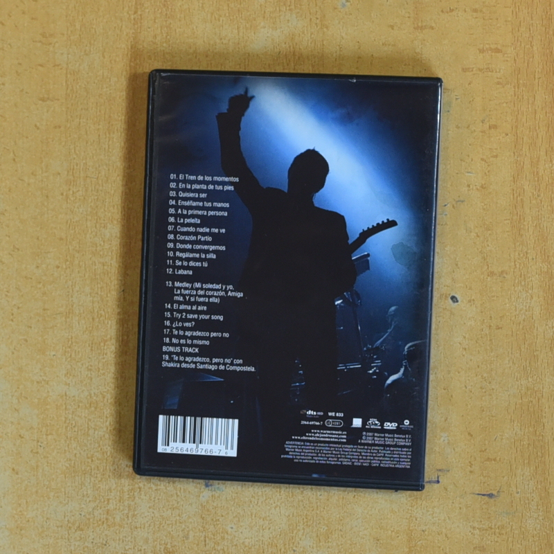 ALEJANDRO SANZ EL TREN DE LOS MOMENTOS - DVD