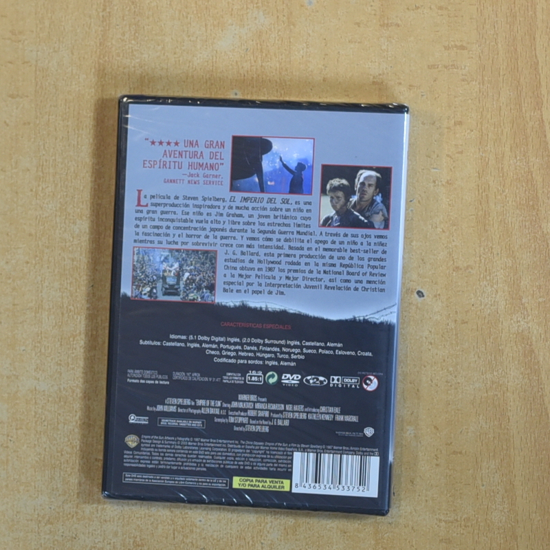 EL IMPERIO DEL SOL - DVD