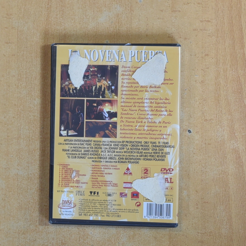 LA NOVENA PUERTA - DVD