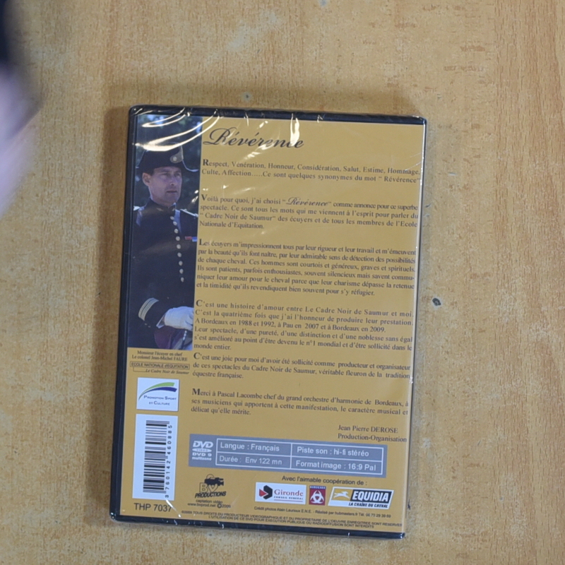 LE CADRE NOIR DE SAUMAN BORDEAUX - DVD