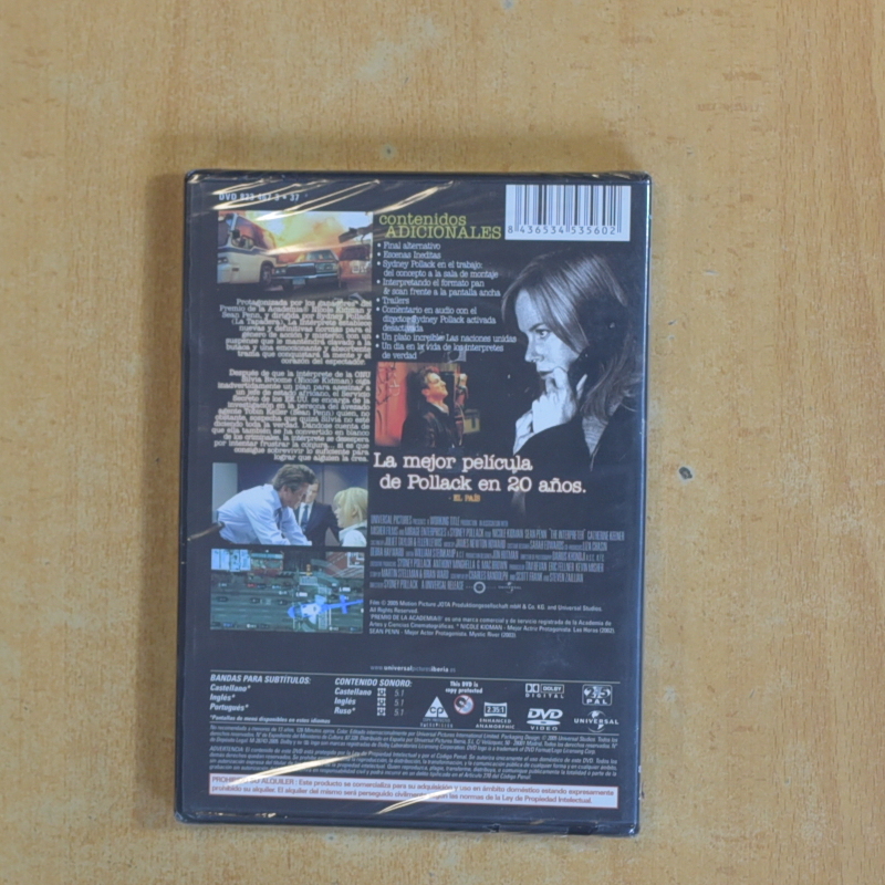 LA INTERPRETE - DVD