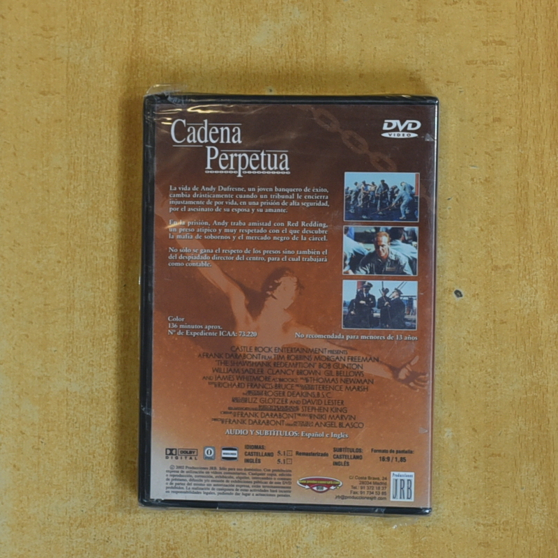 CADENA PERPETUA - DVD