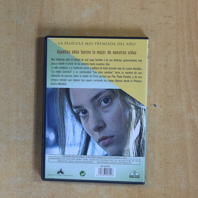 LA MEJOR JUVENTUD LOS AÑOS SOÑADOS - DVD