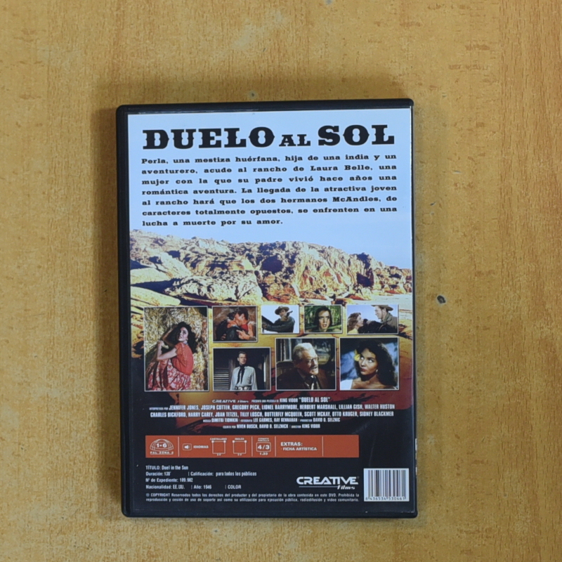 DUELO AL SOL - DVD