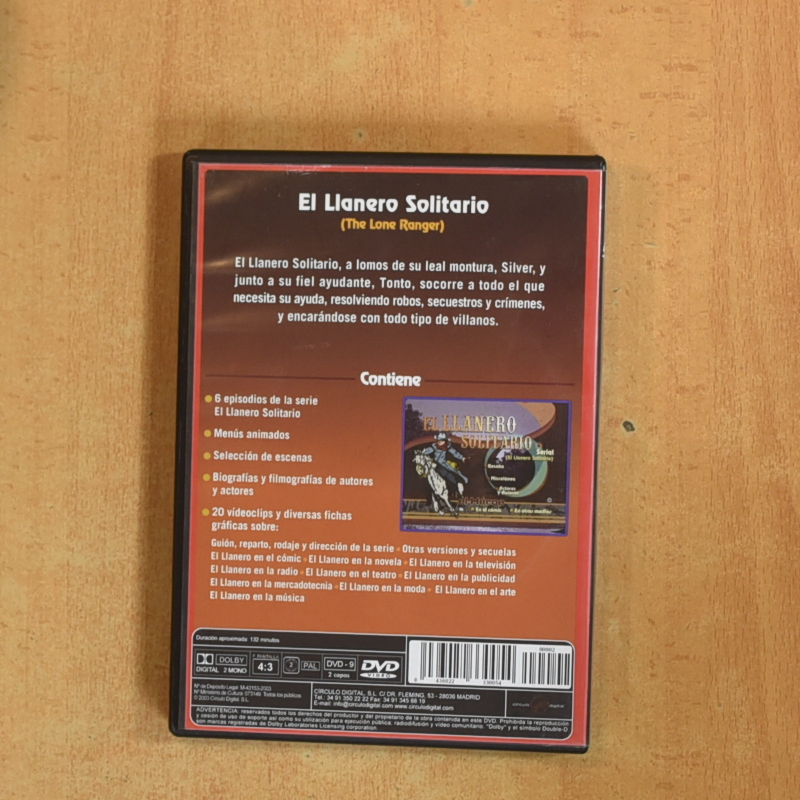 EL LLANERO SOLITARIO - DVD