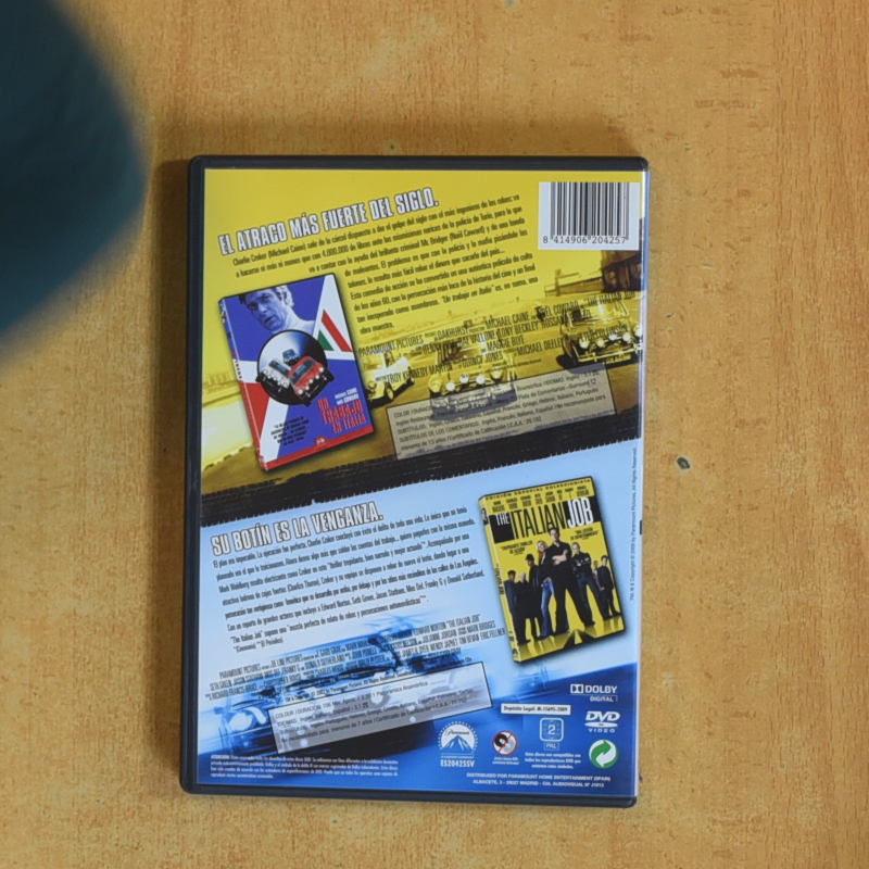 THE ITALINA JOBS - DVD