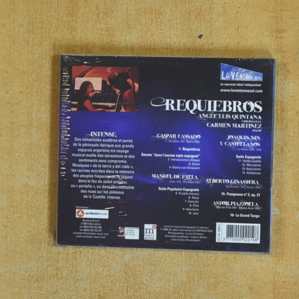 ANGEL LUIS QUINTANA / CARMDN MARTINEZ - REQUIEBROS - CD