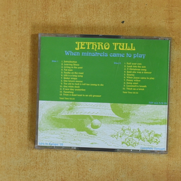 JETHRO TULL - WHEN MINSTRELS CAME TO PLAY - CD
