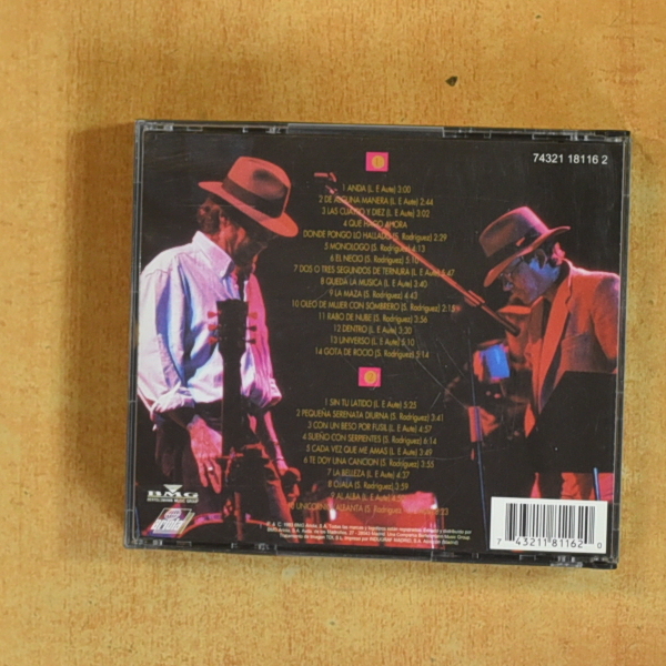 LUIS EDUARDO AUTE / SILVIO RODRIGUEZ - MANO A MANO - CD