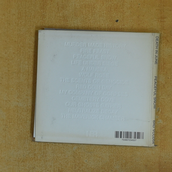 DEATH IN JUNE - PEACEFUL SNOW - CD