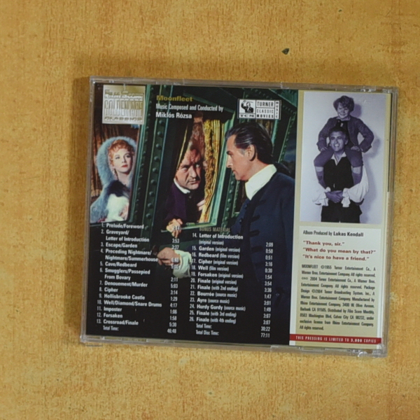 MIKLOS ROZSA - MOONFLEET - CD