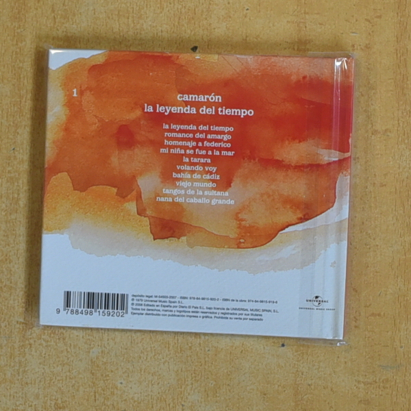 CAMARON - LA LEYENDA DEL TIEMPO - CD
