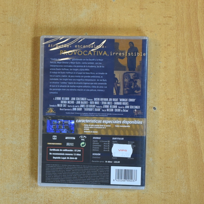 COWBOY DE MEDIANOCHE - DVD