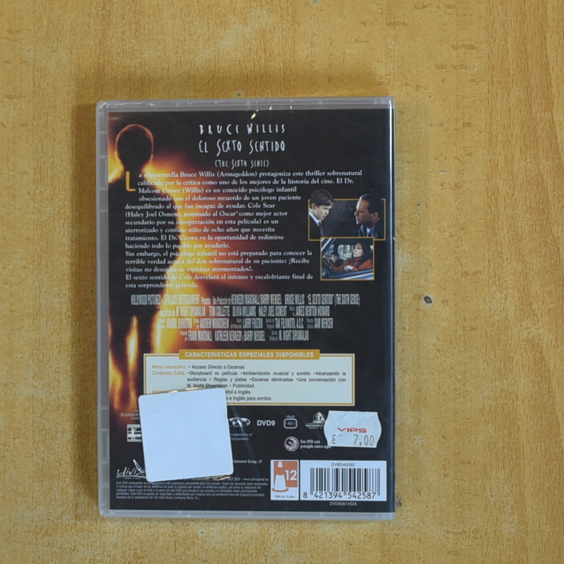 EL SEXTO SENTIDO - DVD