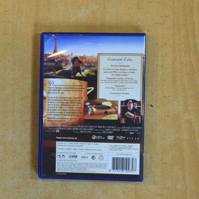 RATATOUILLE - DVD