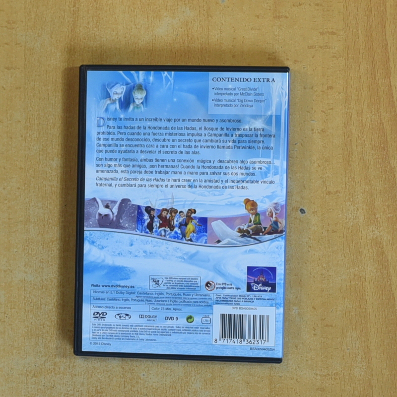 CAMPANILLA EL SECRETO DE LAS HADAS - DVD
