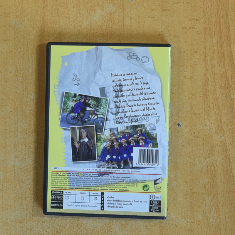 MADELINE - DVD