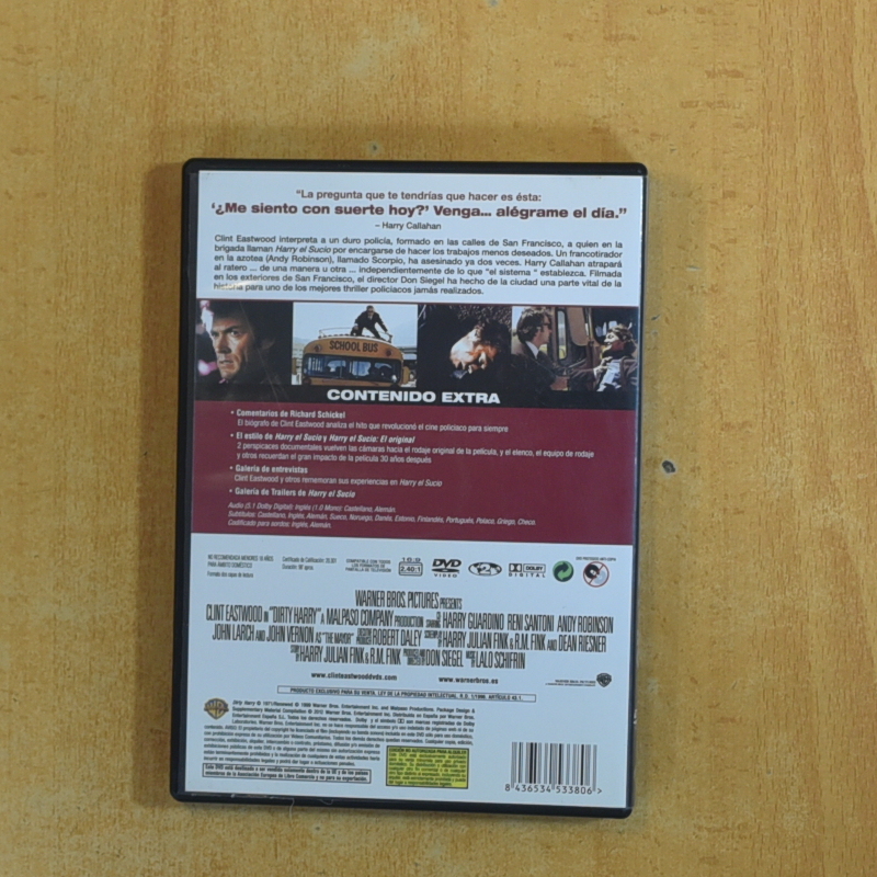 HARRY EL SUCIO - DVD