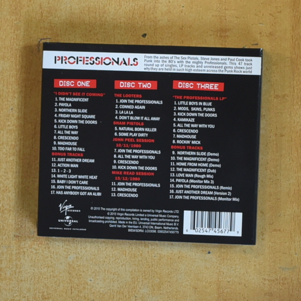 PROFESSIONALS - THE COMPLETE - CD