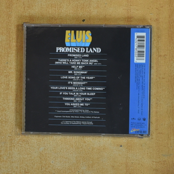 ELVIS PRESLEY - PROMISE LAND - CD