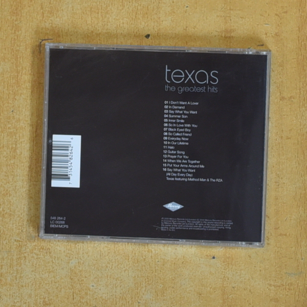 TEXAS - THE GREATEST HITS - CD