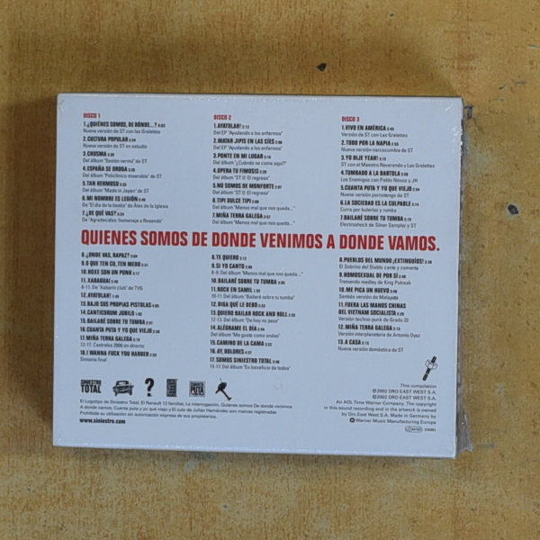 SINIESTRO TOTAL - QUIENES SOMOS A DONDE VENIMOS A DONDE VAMOS - CD