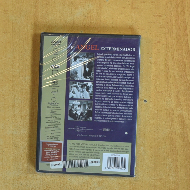 EL ANGEL EXTERMINADOR - DVD
