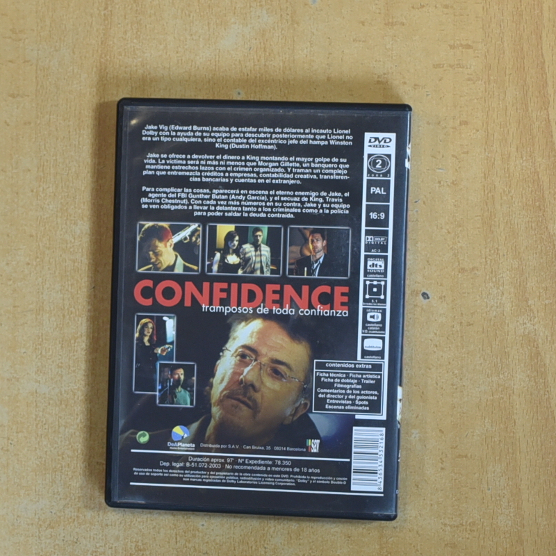 CONFIDENCE - DVD
