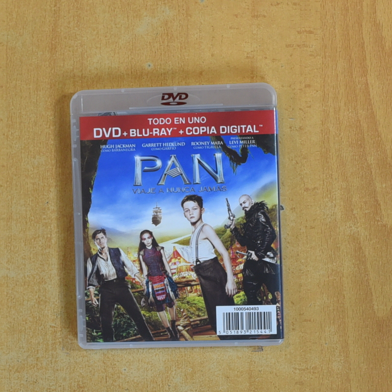 PAN VIAJE A NUNCA JAMAS - BLURAY