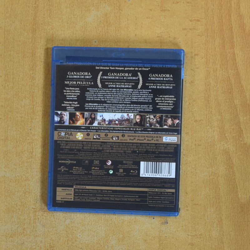LOS MISERABLES - BLURAY