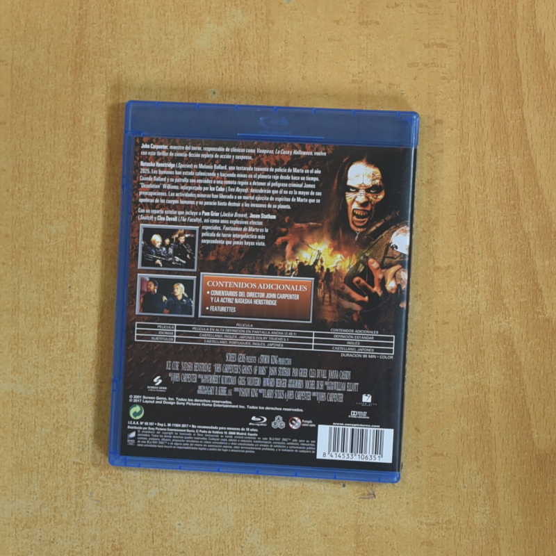 FANTASMAS DE MARTE - BLURAY