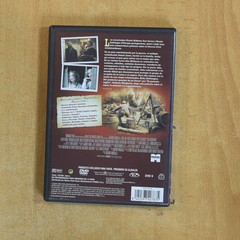 COLD MOUNTAIN - DVD