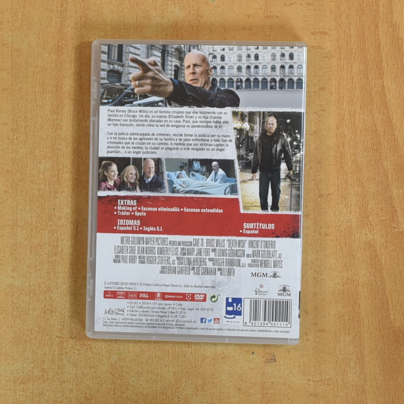 EL JUSTICIERO - DVD