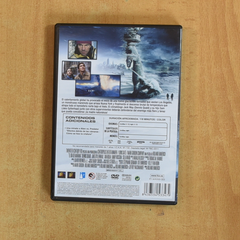 EL DIA DE MAÑANA - DVD