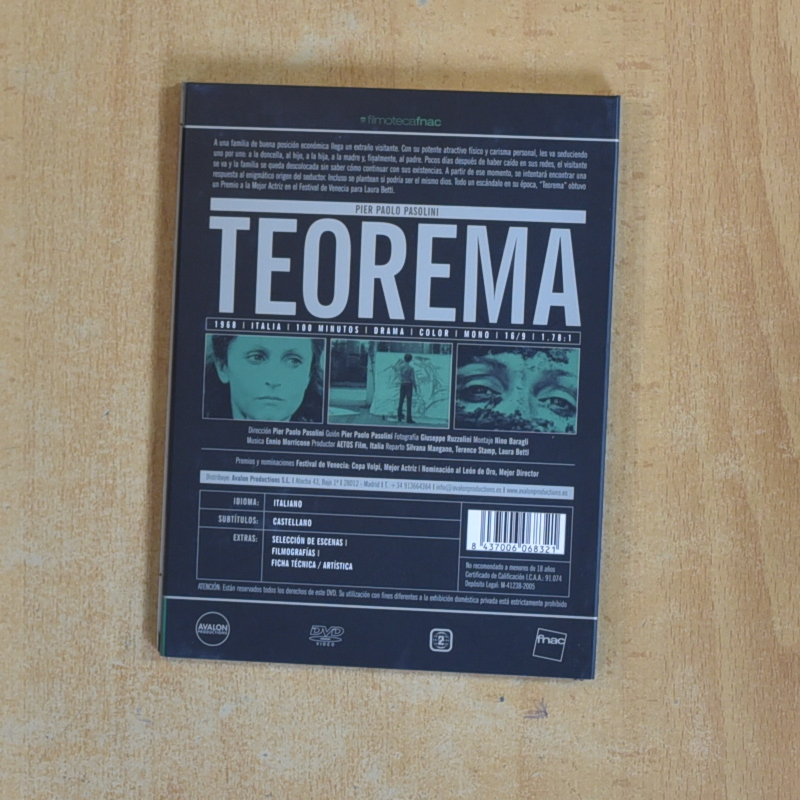 TEOREMA - DVD