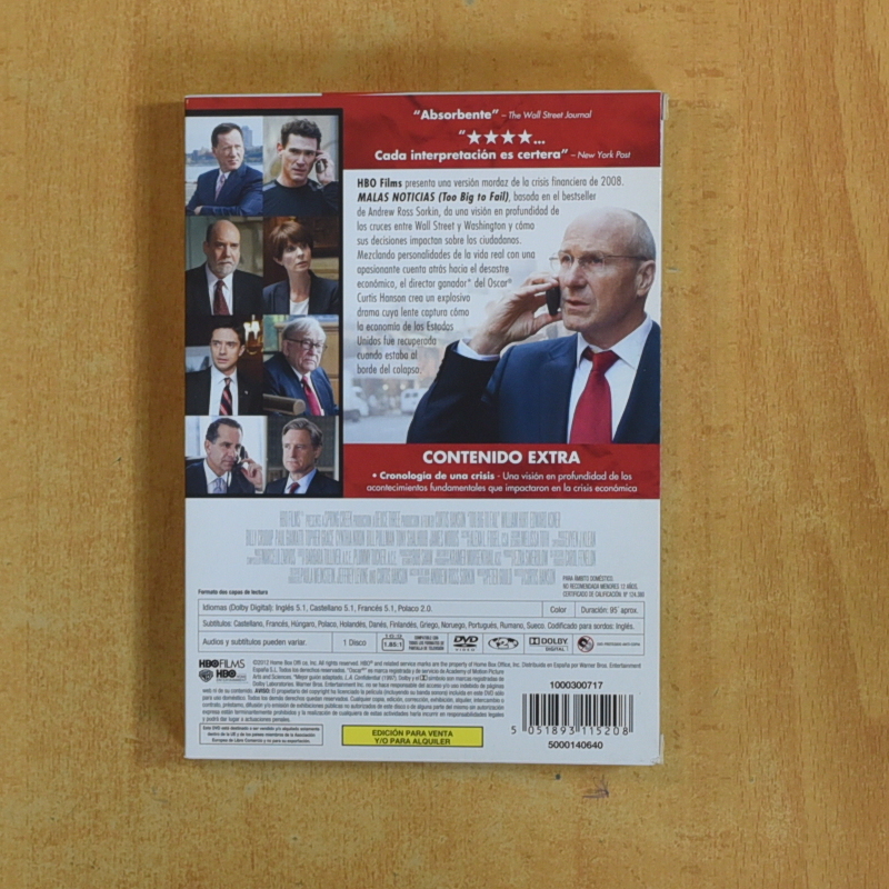 MALAS NOTICIAS - DVD