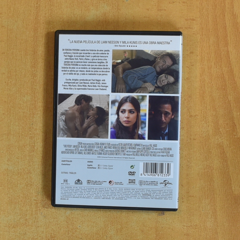 EN TERCERA PERSONA - DVD