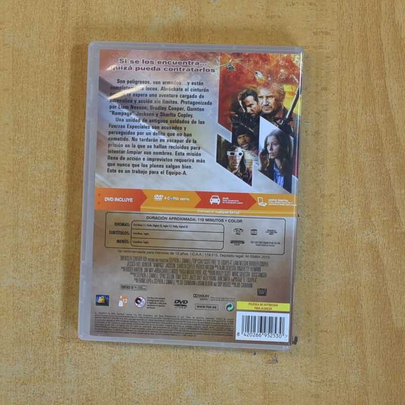 EL EQUIPO A - DVD