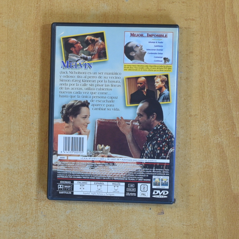 MEJOR IMPOSIBLE - DVD
