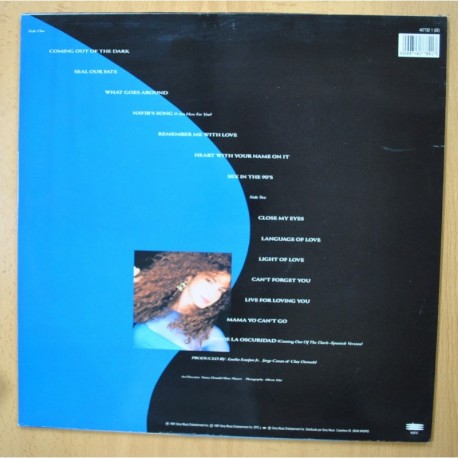 GLORIA ESTEFAN - INTO THE LIGHT - LP